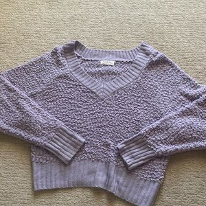 Purple Fuzzy Sweater